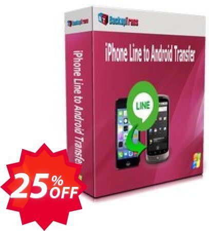 Backuptrans iPhone Line to Android Transfer, Business Edition  Coupon code 25% discount 