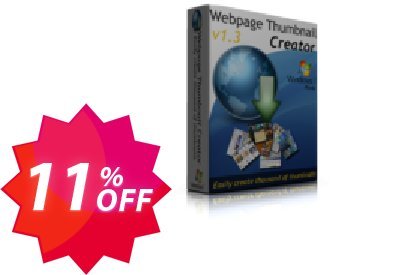 Webpage Thumbnail Creator - Single PC Plan Coupon code 11% discount 