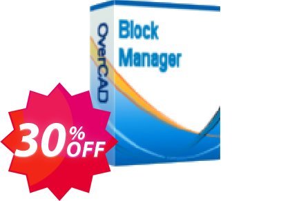 Block Manager for AutoCAD 2002 Coupon code 30% discount 