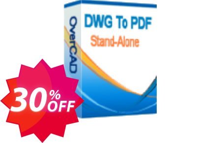OverCAD DWG to PDF Coupon code 30% discount 