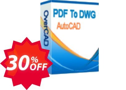 OverCAD PDF to AutoCAD Coupon code 30% discount 