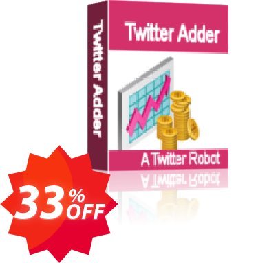 The Twitter Adder Coupon code 33% discount 