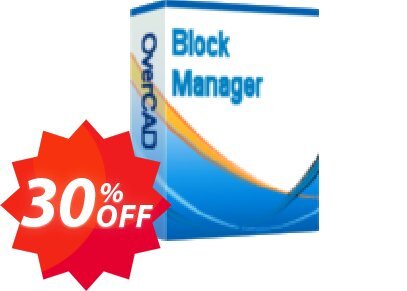 Block Manager for AutoCAD 2005 Coupon code 30% discount 