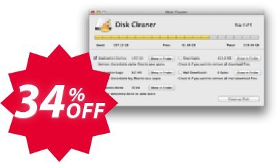 Disk Cleaner for MAC Coupon code 34% discount 