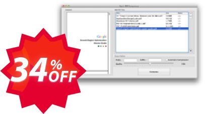 Batch PDF Compressor for MAC Coupon code 34% discount 