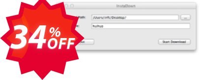 InstaDown for MAC Coupon code 34% discount 