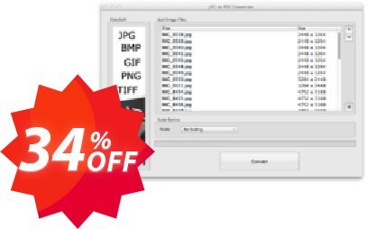 JPG to PDF Converter for MAC Coupon code 34% discount 