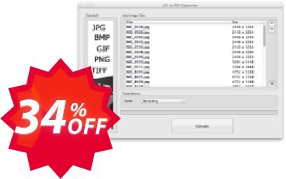 JPG to PDF Converter for MAC Coupon code 34% discount 