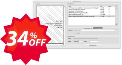 PDF Watermark for MAC Coupon code 34% discount 