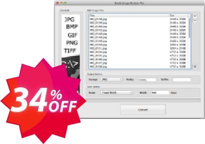 Batch Image Resizer Pro for MAC Coupon code 34% discount 
