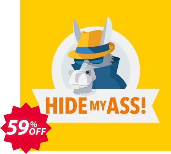 HMA Hidemyass Pro VPN 12 months plan Coupon code 59% discount 