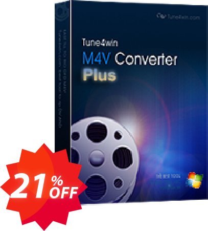 Tune4Win M4V Converter Plus Coupon code 21% discount 