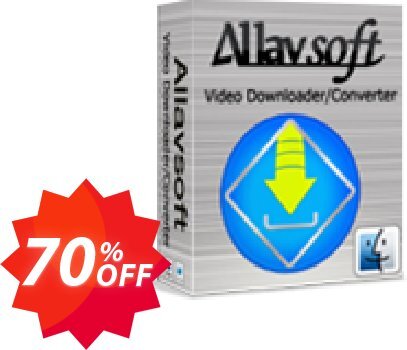 Allavsoft for MAC, Lifetime  Coupon code 70% discount 