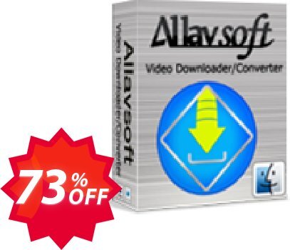 Allavsoft  for MAC, Monthly  Coupon code 73% discount 