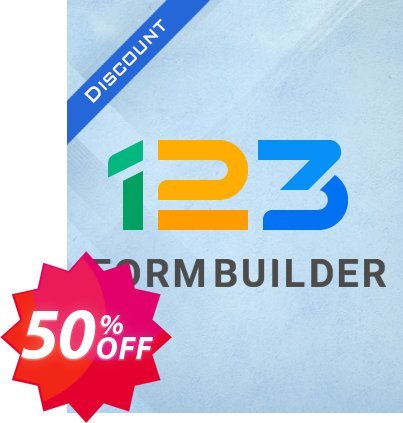 123FormBuilder Individual Plan Coupon code 50% discount 