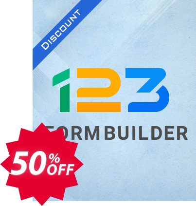 123FormBuilder Team Plan Coupon code 50% discount 