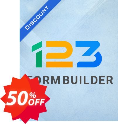 123FormBuilder Gold Coupon code 50% discount 