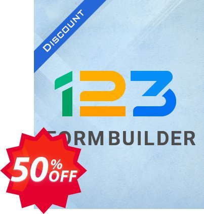 123FormBuilder Platinum Coupon code 50% discount 