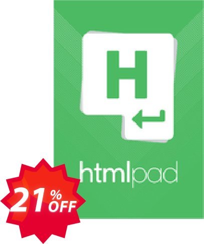 HTMLPad 2018 Coupon code 21% discount 