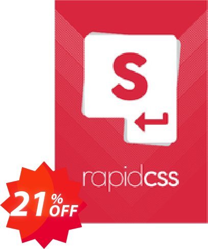 Rapid CSS 2018 Coupon code 21% discount 