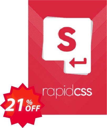 Rapid CSS 2018 Coupon code 21% discount 