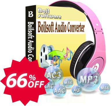 Boilsoft Audio Converter Coupon code 66% discount 
