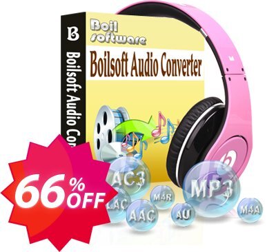 Boilsoft Audio Converter Coupon code 66% discount 