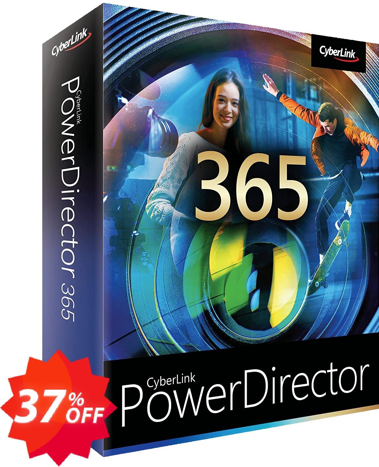 PowerDirector 365 - Annual Plan Coupon code 37% discount 