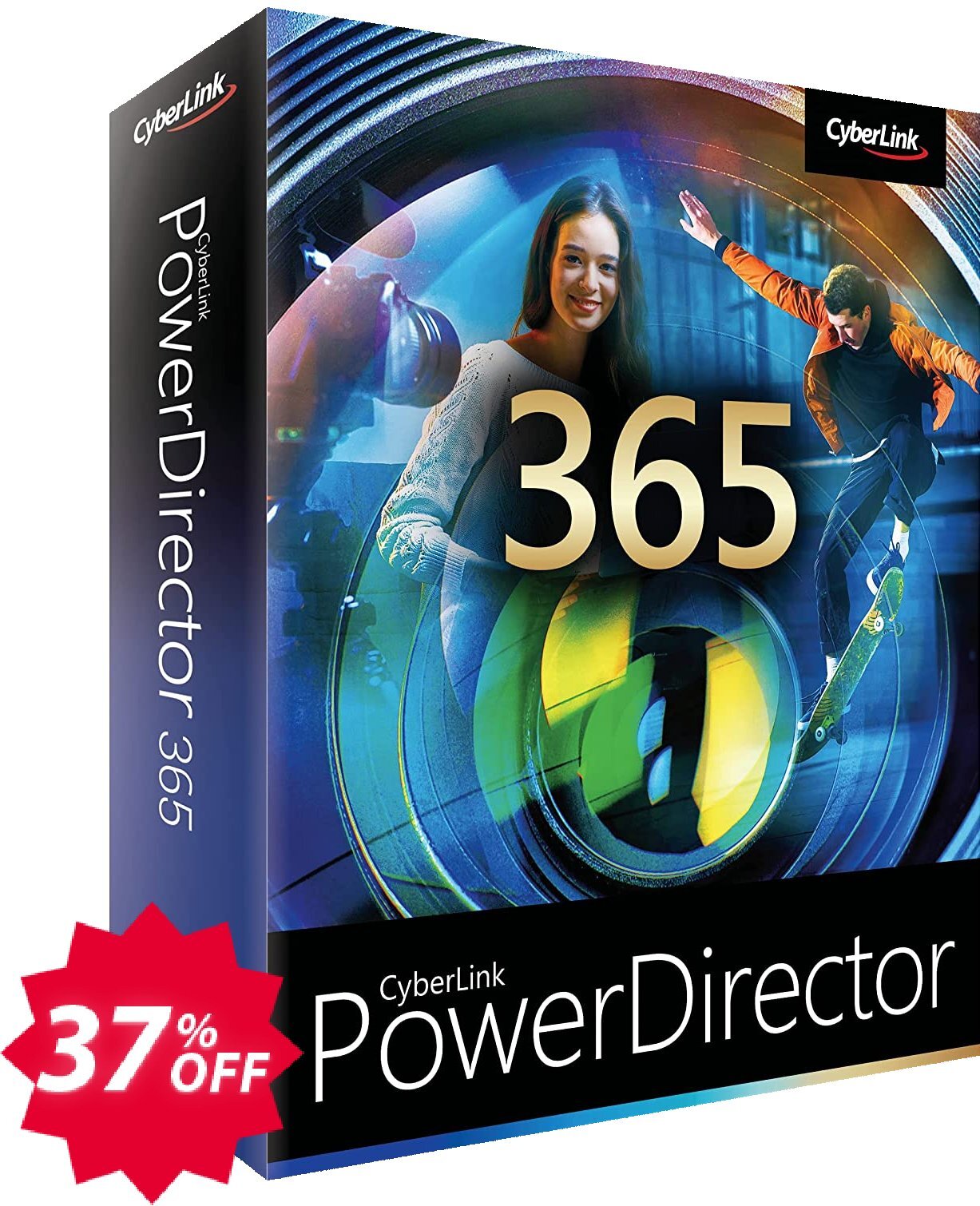 PowerDirector 365 - Annual Plan Coupon code 37% discount 