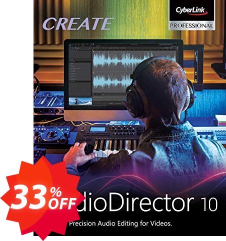 AudioDirector 10 Ultra Coupon code 33% discount 
