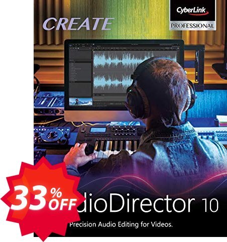 AudioDirector 10 Ultra Coupon code 33% discount 