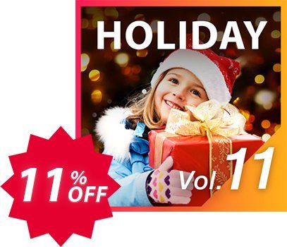 Holiday Pack Vol. 11 for PowerDirector Coupon code 11% discount 