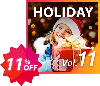 Holiday Pack Vol. 11 for PowerDirector Coupon code 11% discount 