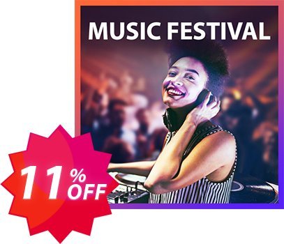 Music Festival Pack for PowerDirector Coupon code 11% discount 