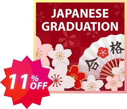 Japanese Graduation Pack for PowerDirector Coupon code 11% discount 