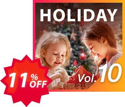 Holiday Pack Vol.10 for PowerDirector Coupon code 11% discount 