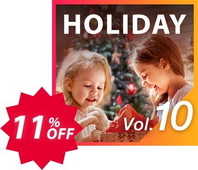 Holiday Pack Vol.10 for PowerDirector Coupon code 11% discount 