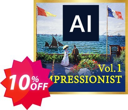 Impressionist AI Style Pack Vol. 1 for PowerDirector Coupon code 10% discount 