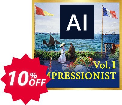 Impressionist AI Style Pack Vol. 1 for PowerDirector Coupon code 10% discount 