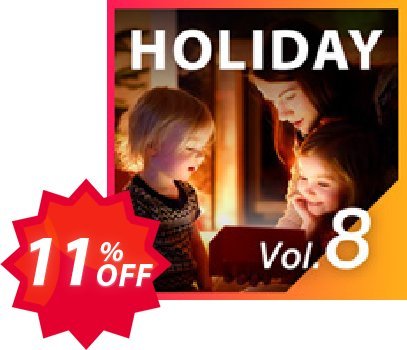 Holiday Pack Vol. 8 for PowerDirector Coupon code 11% discount 