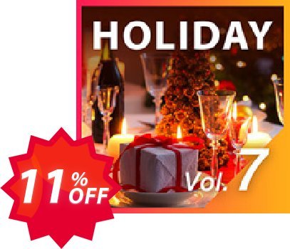 Holiday Pack Vol. 7 for PowerDirector Coupon code 11% discount 