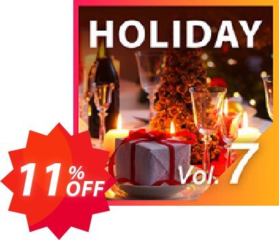 Holiday Pack Vol. 7 for PowerDirector Coupon code 11% discount 