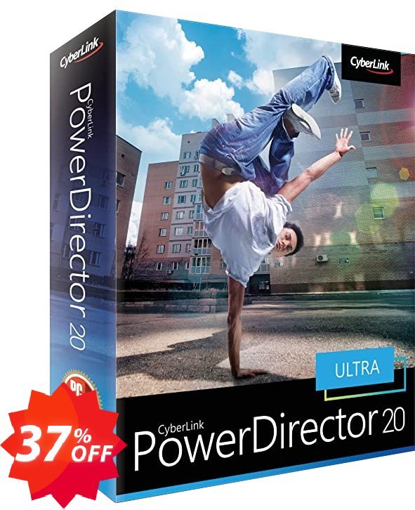 PowerDirector 20 Ultra Coupon code 37% discount 