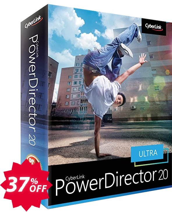 PowerDirector 20 Ultra Coupon code 37% discount 