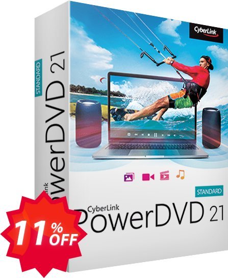 PowerDVD 21 Standard Coupon code 11% discount 
