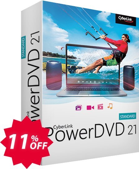 PowerDVD 21 Standard Coupon code 11% discount 