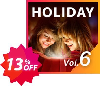 Holiday Pack Vol. 6 for PowerDirector Coupon code 13% discount 