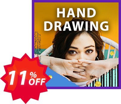 Hand Drawing Frame Pack for PhotoDirector Coupon code 11% discount 