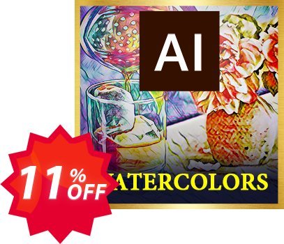 Watercolors AI Style Pack Coupon code 11% discount 