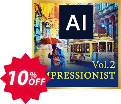 Impressionist AI Style Pack Vol. 2 Coupon code 10% discount 